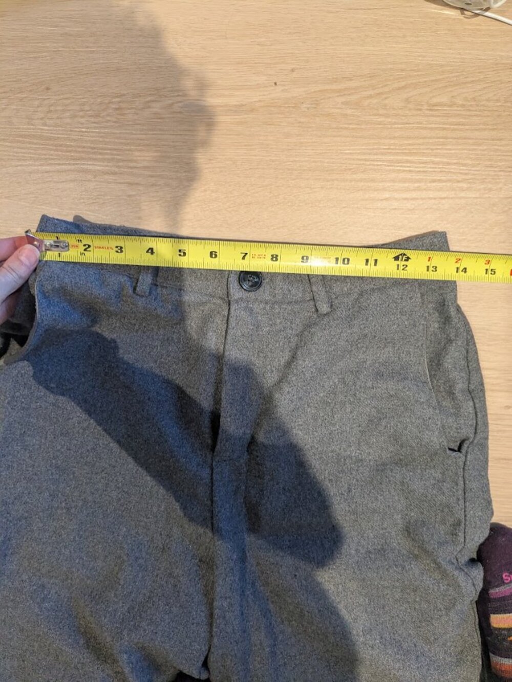 Wild Pony Wide Leg Wool Pants Small Silk Lining ~2016-2018 - Picture 2 of 7